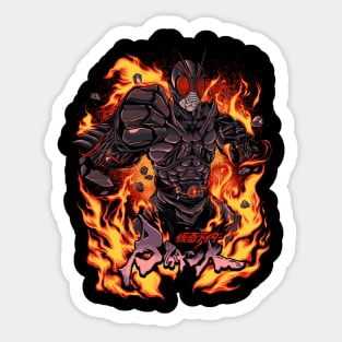 Japanesse Masked Hero Sticker